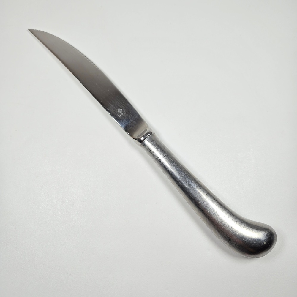 Vintage‎ Oneida Steak Knife Pistol Grip Hollow Stainless Korea Diamond-O mark
